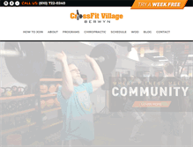 Tablet Screenshot of crossfitvillageberwyn.com